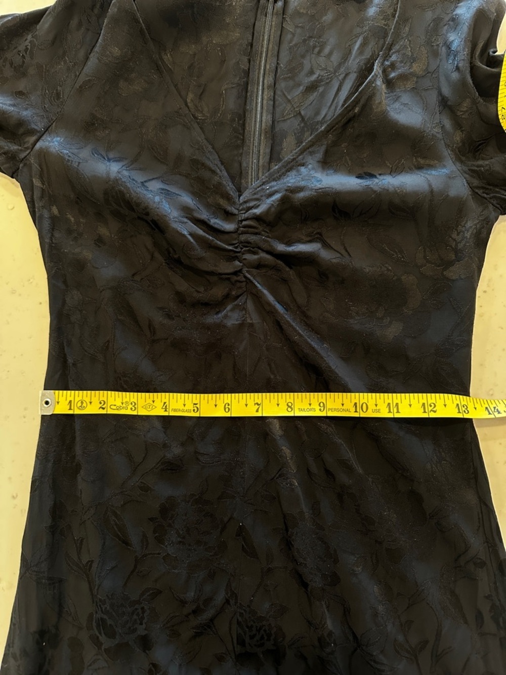 STAUD Black Silk Midi Dress Size 4 - Picture 8 of 10